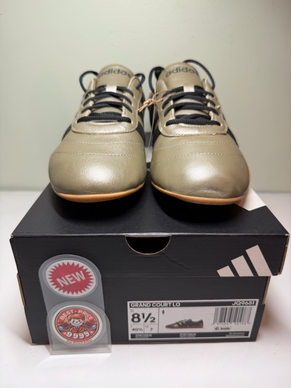 NWT adidas - Women's Size 8.5 - Grand Court LO Fashion Sportswear Shoes JQ9681 - Picture 2 of 7